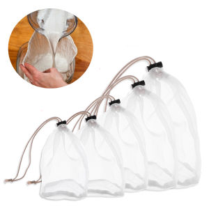 【COD+IN STOCK】 120mesh Coffee Cheese Juice Tea Reusable Nylon Mesh Strainer Filter Bag