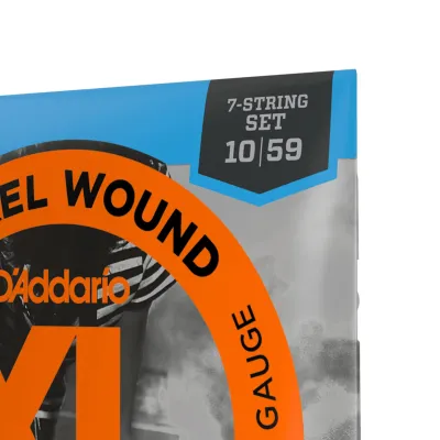 DAddario EXL110-7 Electric Guitar Strings 7 String Nickel Wound - Regular Light 10-59