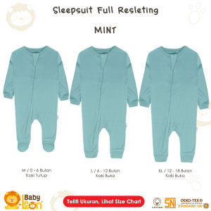 Jumpsuit Bayi Lengan Panjang Kaki Tutup Kaki Buka Jumper Bayi Newborn Baju Bayi Laki-Laki Baby Sleepsuit Baju Tidur Bayi Jumpsuit Panjang Kaki Tutup Pakaian Bayi BC-061 Baju Bayi Perempuan
