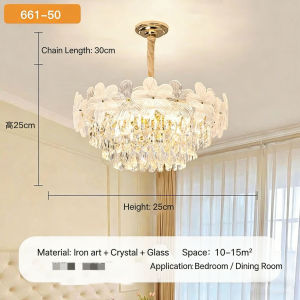 【10 year warranty】Ceiling Light Luxury Ceiling Chandelier Hotel Lobby Living Room Bedroom Led Lighting