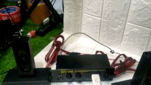 Mini sound system 15watt cocok untuk Anda yang ingin ditemani music murottal di rumah kamar tempat kerja kosan pasar dapur harga per 1 set termasuk 2speaker adaptor kabel audio