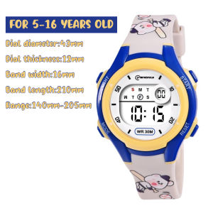 [Free gift box] MINGRUI kids digital watch good quality kid’s watch waterproof alarm Date Shock Resistant Light Stopwatch Childrens electronic watch Watch For Boys Girls Children Sports LED Wrist Watch