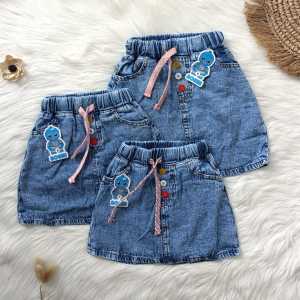Rok Anak Usia 4 Tahun: Pilihan Terbaik Rok Jeans Pendek NOEMI 468/1-4 Tahun
