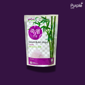 Halal Korean Purple Cooking Bamboo Salt Garam Buluh Ungu - 200g 100% Genuine Korea PBS | Organic Cooking Salt | Healthy Salt/Life | Immunity Booster