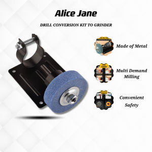 Drill Conversion Kit to Grinder Cutting Polishing Grinding Stand Holder Convenient Safety