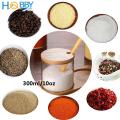 Bộ 3 hũ thủy tinh nắp gỗ đựng gia vị có nắp muỗng Hobby Home Decor VTD. 