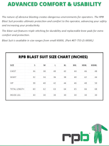 SPEEDO x RPB Adjustable Lightweight Safety Suit | Industrial Flame-Resistant Workwear | Ultimate Blast Protection | Durable PPE