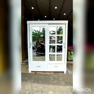 Lemari Pakaian 2 Pintu Jumbo Duco Blokteak trinityjayafurniture