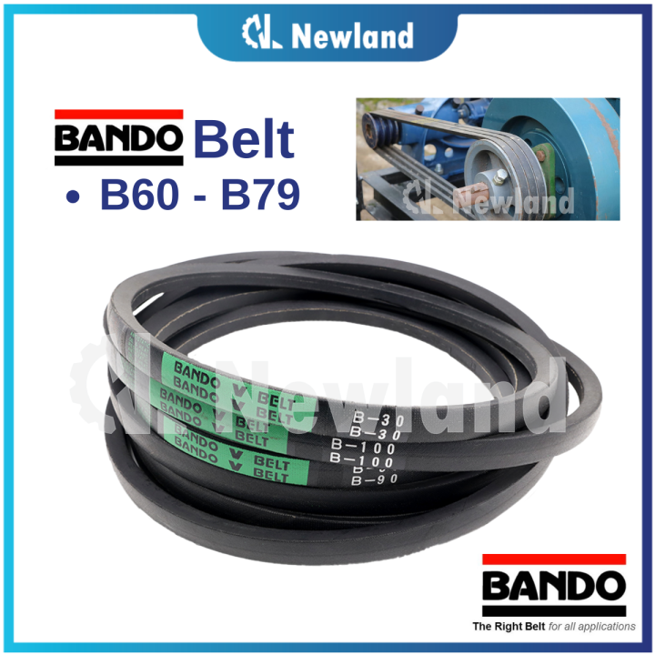 BANDO Belt V (Type B) Size B60 - B79 (Machinery / Tractor / Industrial ...