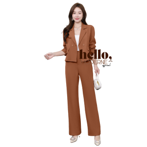 Hello Moderne Premium Coordinate Set Blazer & Trouser S-L Korean Terno Chic Style Formal Wear Women *48036