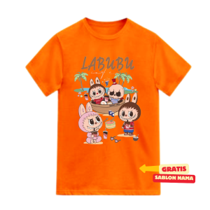 BAJU KAOS ANAK LABUBU GRATIS CUSTOM NAMA - PART 2