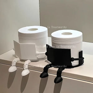 ZZSA Read about The Small Person Tissue Holder Home Desktop Tissue Storage 3D Printed Joint Movable Roll Paper Holder 2B5Z7