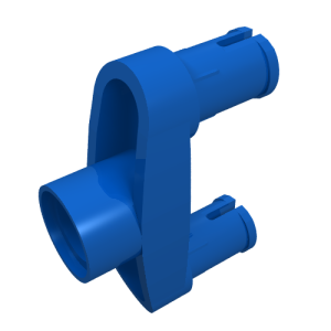 Genuine Brick Parts - Technic Connector with Hole and 2 Pins [15461 | New Part]