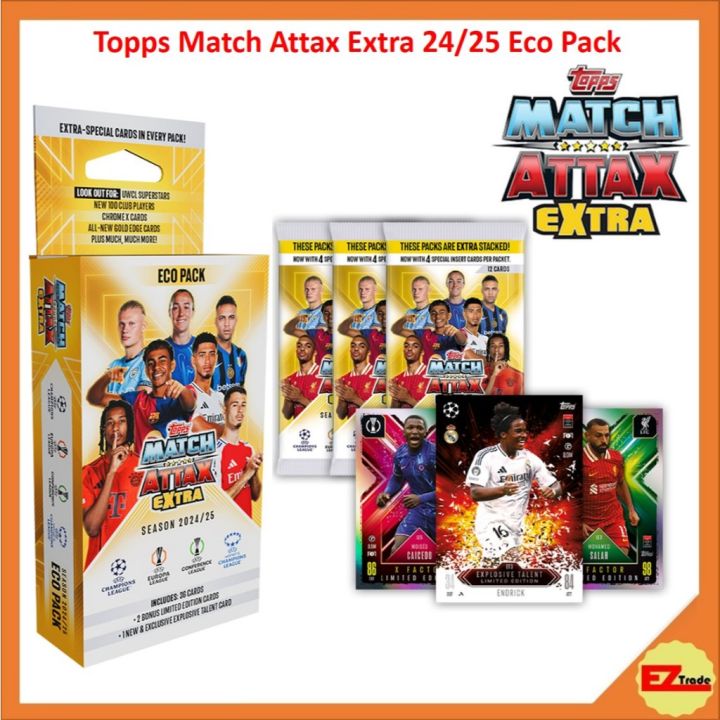 Topps Match Attax Extra UEFA Champions League 2024/2025 Edition Eco ...