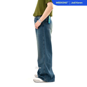 JINISO - Denim Oversize Baggy Loose Jeans Pria 758