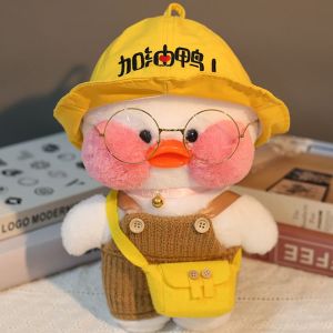 NCUMBE Cartoon Soft for Kids Birthday Gift Animals Christmas Hyaluronic Acid Duck Doll Cafe Duck Stuffed Toys Lalafanfan Ducks Plush Pillow Yellow Duck Plush Toy