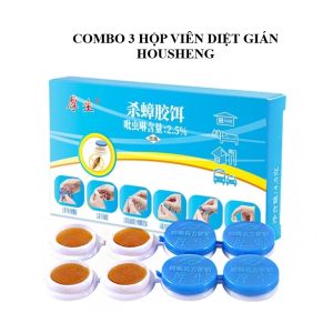 Combo 3 thuốc diệt gián sinh học hộp 8 viên diệt tận gốc tất cả các loại gián hiệu quả an toàn.