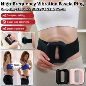 [Magic Tool For Slimming Belly] High-Frequency Vibration Fascia Ring Electric Portable Fitness Muscle Massager Shoulder Neck Yoga Ring