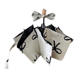 Small Windproofs Travel Umbrella Rain and Sun Umbrella with Automatic/Manual Open Feature and Sun Protections for Women