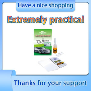 Free repair tools ECeta Windshield repair kit Windscreen repair kit Glass repair liquid New upgraded super strong repair ability of automobile glass nano repair liquid Glass crack repair 玻璃胶 Glue