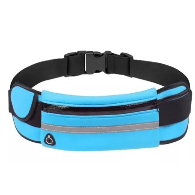 Waterproof sport waist bag running belt marathon reflective water bottle bag