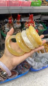 กำไลหยกน้ำ (ควอตซ์) ขจัดพลังงานด้านลบ