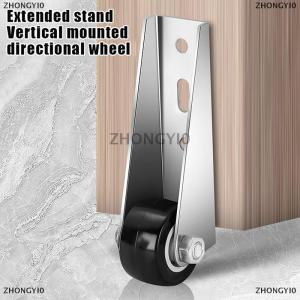 [COD] ZHONGYI0 Im lặng đồ nội thất bên gắn hướng cửa Con lăn hỗ trợ di chuyển bánh xe với ốc vít đa chức năng ròng rọc thép không gỉ