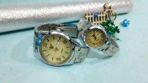 JAM TANGAN COUPLE RANTE ANTI AIR free box dan baterai cadangan