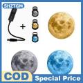 SHZTGM USB Trần mặt trăng Trái Đất thiên hà chiếu bầu không khí ánh sáng bầu trời đầy sao đèn ánh sáng ban đêm lãng mạn trang trí phòng ngủ. 