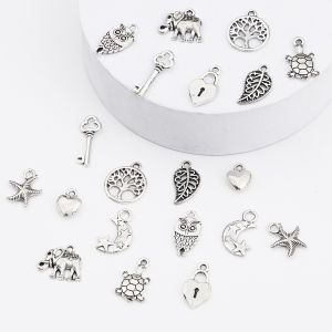 20ชิ้นจี้ล็อคกุญแจโลหะผสมต้นไม้ชีวิตกลวงหัวใจเสน่ห์สําหรับสร้อยข้อมือผู้หญิงต่างหู DIY เครื่องประดับทําอุปกรณ์ค้นพบ