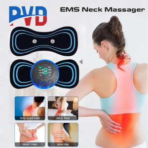 PVD EMS Pulse Neck Massager Portable Electric Cervical Massage Patch