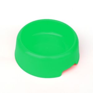 CHLOCH Round Shape Cat Bowl Non-slip Plastic Cat Plates Anti-Fall Flip Cat Food Bowl Pet Feeding