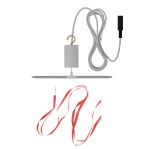 Fly Fans for Indoor Outdoor Kitchen Restaurant Shop Fly Bugs Repellents Ceiling Fan Retractable Poles Fly Deterrents Fan