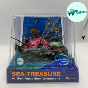 Aquarium Tank Action Moving Ornament Decoration Landscape Air-Driven Collection