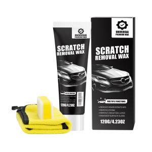 🔧 Car Paint Scratch Repair Wax: Instant Fix Mirror Polish Deep Nourish For White Graffiti & Black Stains With Gentle Formula - One Wipe Scratch Car Paint Deep Repair Wax