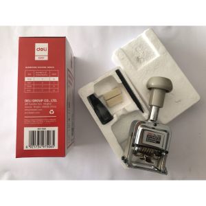 [HCM]Dấu số nhảy tự động Deli 6 số - cao 5mm
