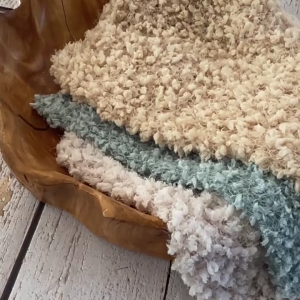 Newborn Photography Props Crochet Blanket Posing Props Baby Photoshoots Props Photo Backdrop Soft Blanket Basket Filler