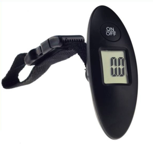 Digital Luggage Scale Portable Handheld Baggage Scale Travel Suitcase Scale with Handle 100g/40kg Weight Balance