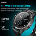 🔥COD🔥Aolon GT5 Pro Smartwatch Jam Tangan Pria Anti Air WATCH GT 5 Gift Strap 2024 Kompas Compass 100+ Sport Modes NFC Compass Blood Oxygen Tekanan Health Monitoring Swimming Bluetooth Call Message Push Wanita Kebugaran Luar Ruangan Olahraga Bulat Watch. 