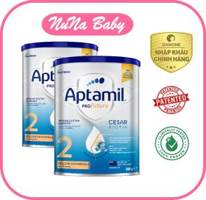 CB 2 Sữa bột Aptamil Profutura Cesarbiotik New Zealand SỐ 2 800g date 2027