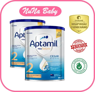 CB 2 Sữa bột Aptamil Profutura Cesarbiotik New Zealand SỐ 2 800g date 2027