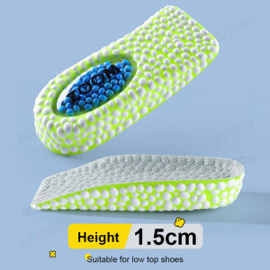 Half pad Height Increase Insoles Air Cushion Heel Pad Shoe insert for Men and Women 1.5/2.5/3.5cm