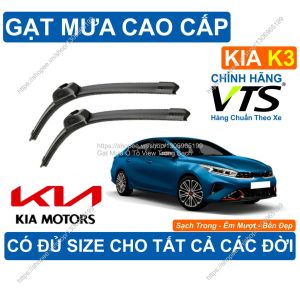 Gạt Mưa A8 Kính Lái KIA K3 Cặp Gạt Mưa Kính Lái KIA K3. Có Đủ Size Cho Các Đời Xe KIA K3.