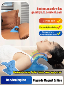 Relax your neck and shoulder muscles Neck support pillow Neck support pillow Cervical Massage Health care Ergonomics Shoulders Yoga pillow Gravity Shiatsu Massage Pillow Shaping