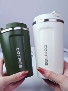 Coffee Mug Stainless Steel LeakProof Coffee Cup Coffee Flask