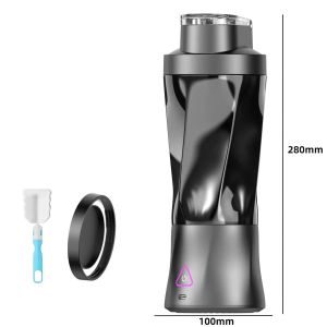 Electric Portable Juicer Fresh Fruit Mixer 700ML Multifunctional USB Rechargeable Shakes Smoothie Blender Outdoor Mixing Cup2026