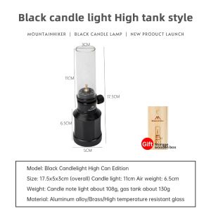 MOUNTAINHIKER  Outdoor camping candle holder lighting candle light ambient light lighting wax candle