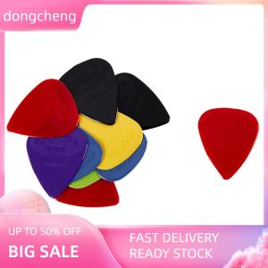 dongcheng 10 miếng Alice guitar Pick Non-Slip đen trắng Nylon trung gian cho Acoustic điện guitarra Ukulele phụ kiện