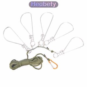 Heabety Câu cá khóa Khóa Câu cá Snaps Chain ráp dây với Float sống cá vành đai khóa