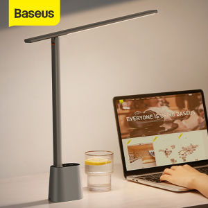 Baseus LED Desk Lamp Eye Protect Foldable Table Lamp Smart Adaptive Brightness Bedside Lamp For Reading Study Dimmable Office Light